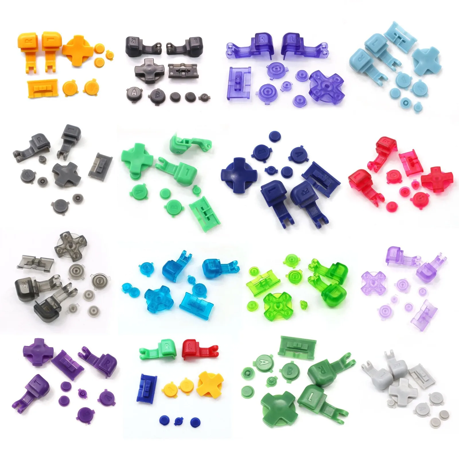 Full Buttons Set Replacement A B L R D-Pad Buttons Set For Game Boy Advance SP For GBA SP