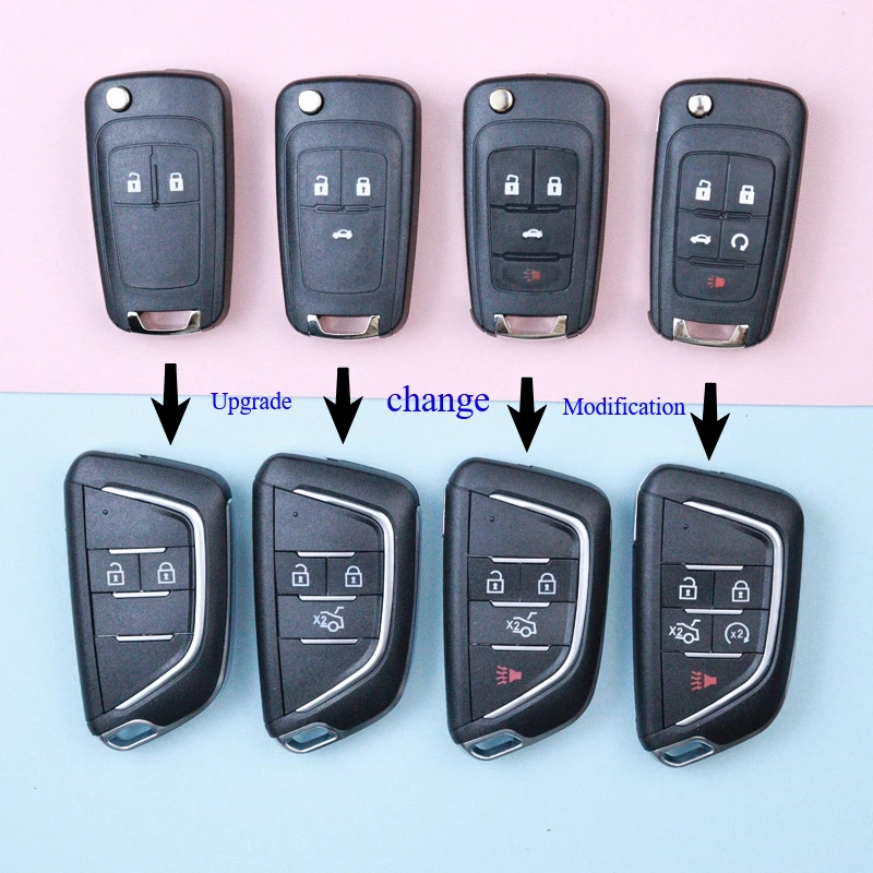 

Car Key Housing Key Case Shell for Chevrolet Cruze Epica Lova Camaro Impala for Buick Opel Vauxhall Insignia Astra Mokka Zafira