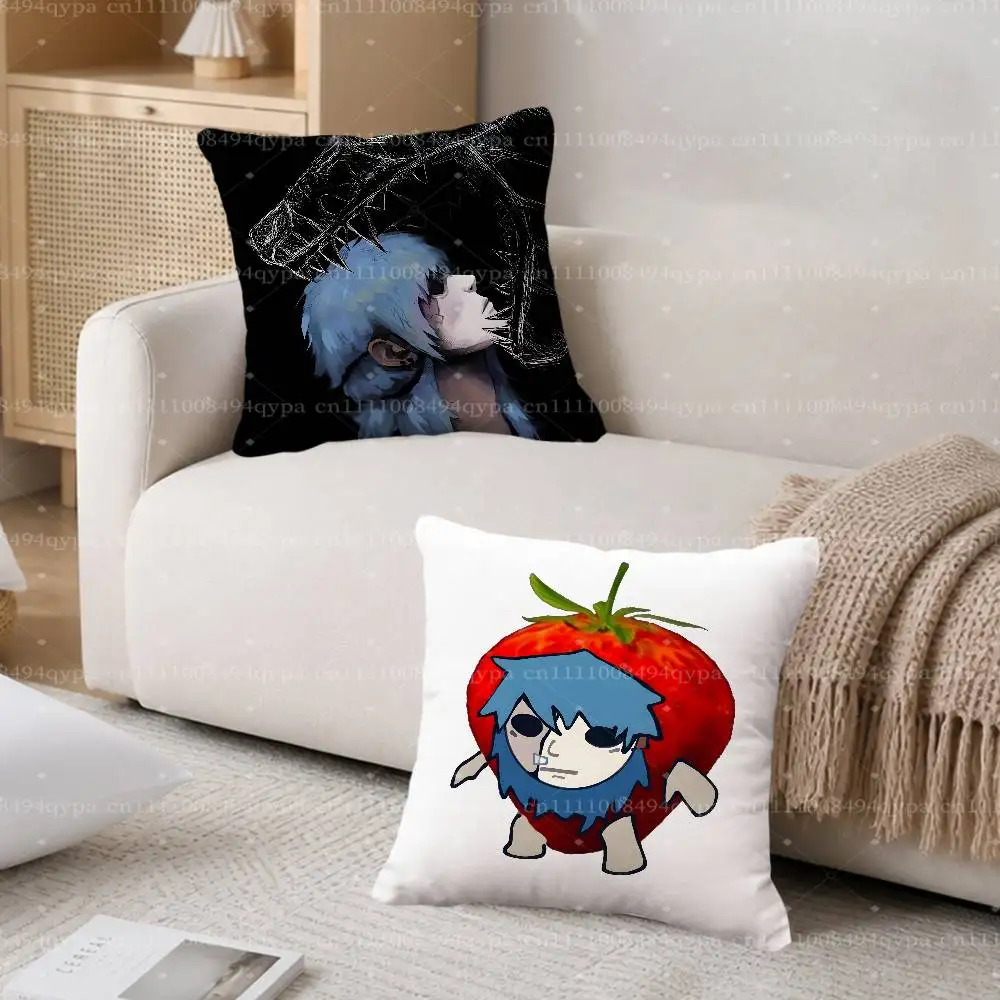S-Sallyface Sal Game Pillowcase With Zipper Throw Pillow Cover Decorative Shams Cushion Covers for Bed Living Room Couch