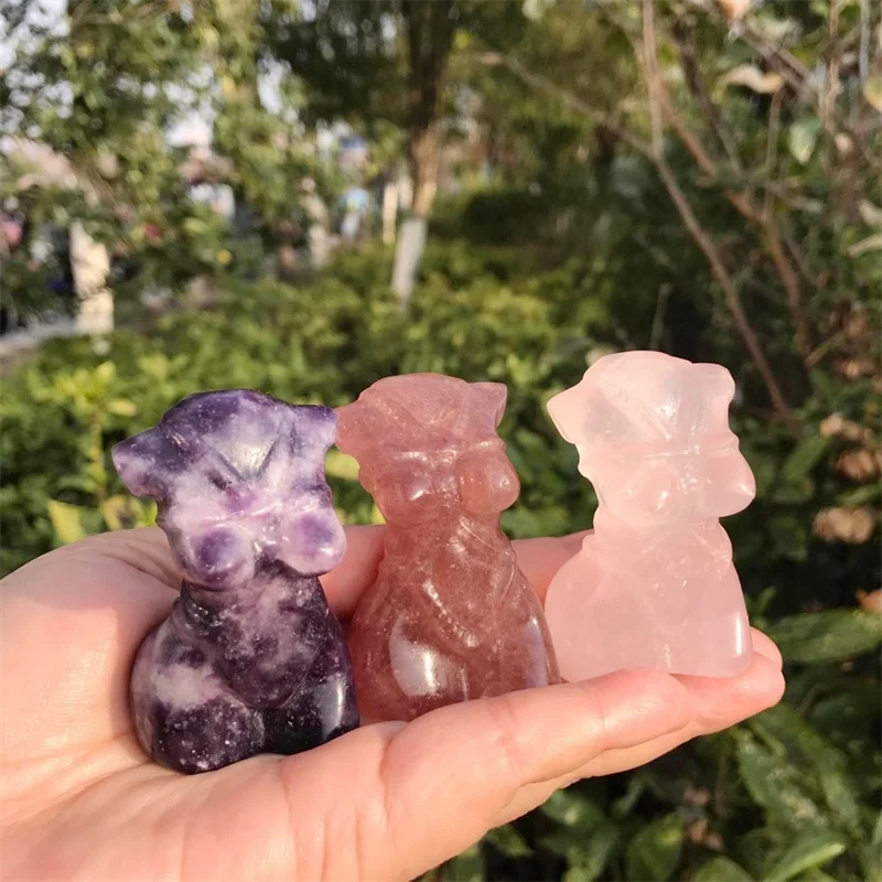 

5.8cm Natural Healing Crystal Women Modern Statue Naked Art Sex Lady Body Stone Carved Gemstone Collectible Home Decoration 1pcs