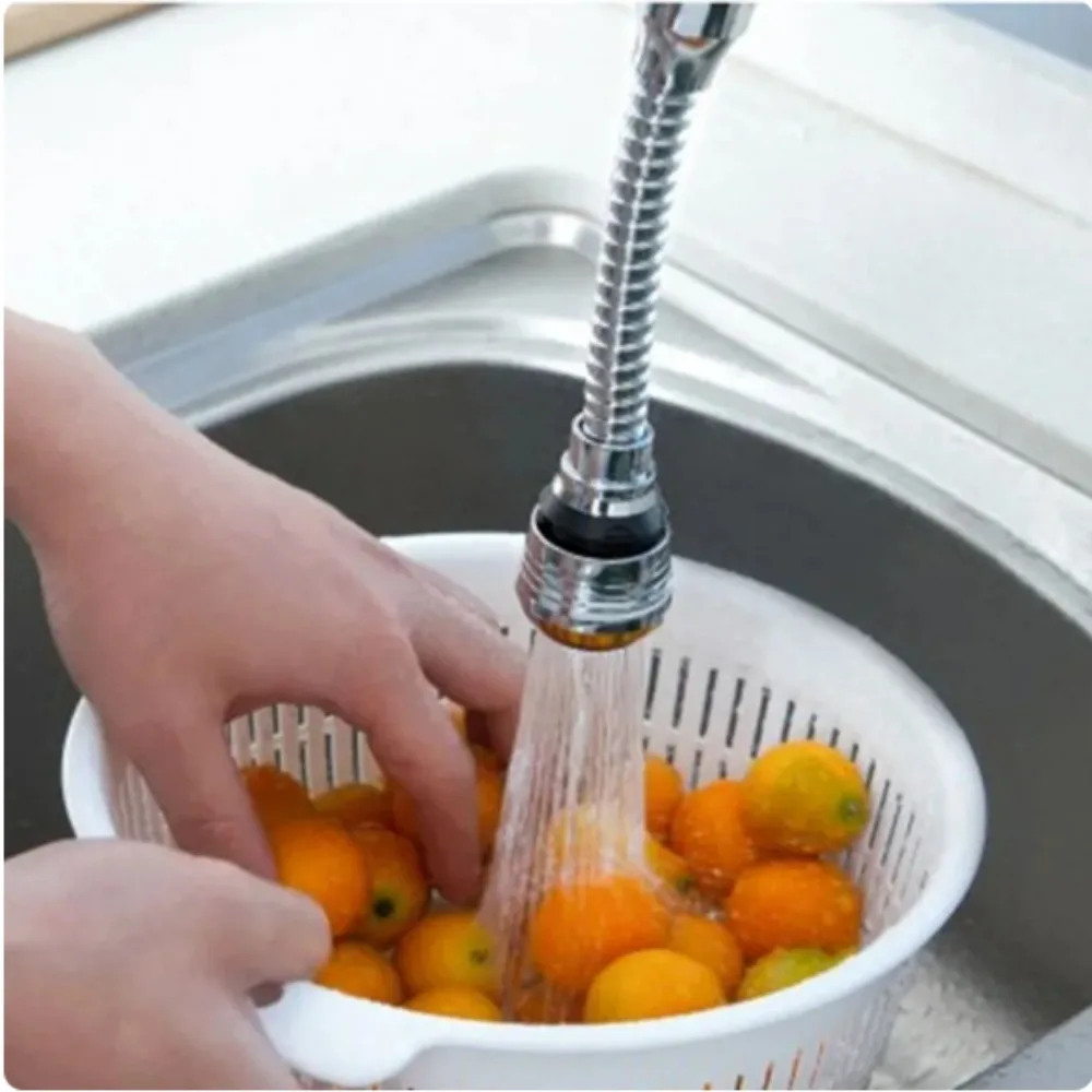 Kuchenny kran wodny Bubbler Oszczędzający wodę wysokociśnieniowy kran z filtrem 360 Obrotowa głowica prysznicowa Dysza filtrująca Akcesoria łazienkowe — zdjęcie 4