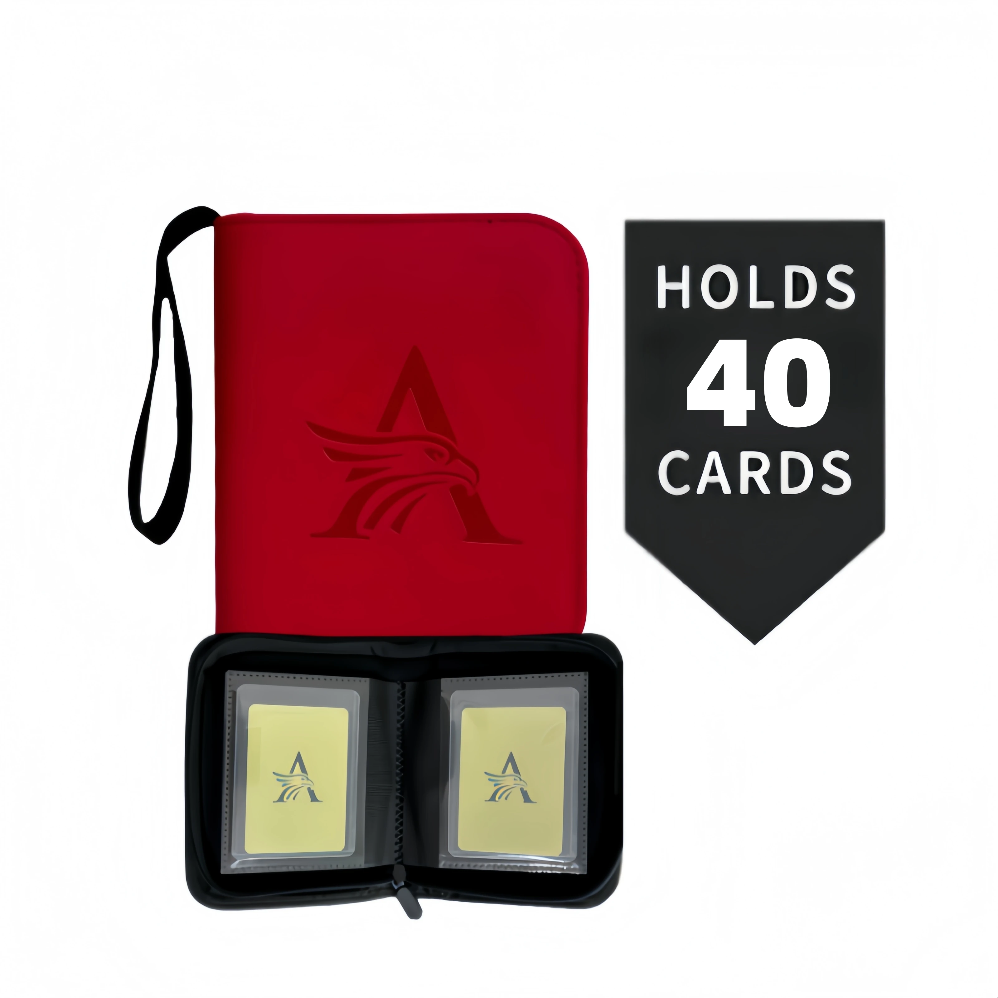 Top Loader Binder, 1 Tasche für 40 Karten im Format 3"x4", seitlich befüllbares kleines Album, für MTG, TCG, Pokémon, Sammel- und Sportkarten – Detail 14