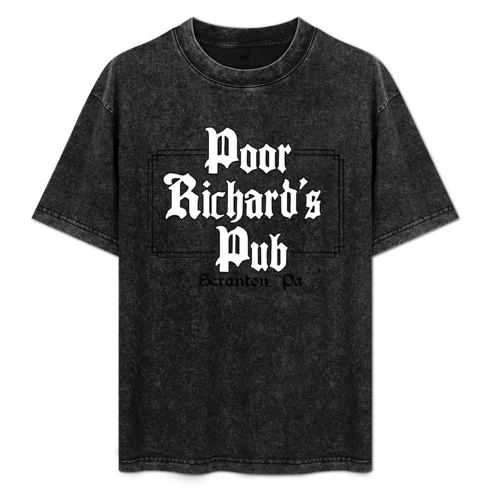 

Poor Richard's Pub T-Shirt t shirt man plain t shirts cotton 100% T-Shirt