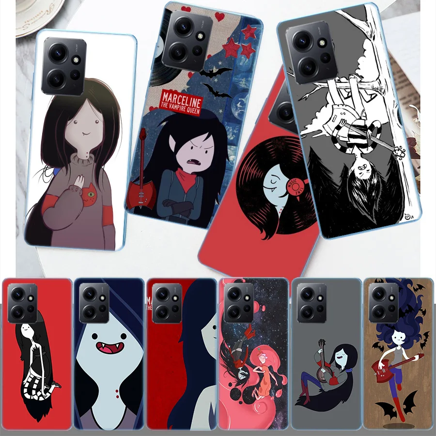 Adventure Time Marceline Cover Case For Xiaomi Redmi Note 13 5G Plus 12 12C 10 10A 10C 10X 9 9A 8 8A K60 K70 K20 Pro Phone 7 7A