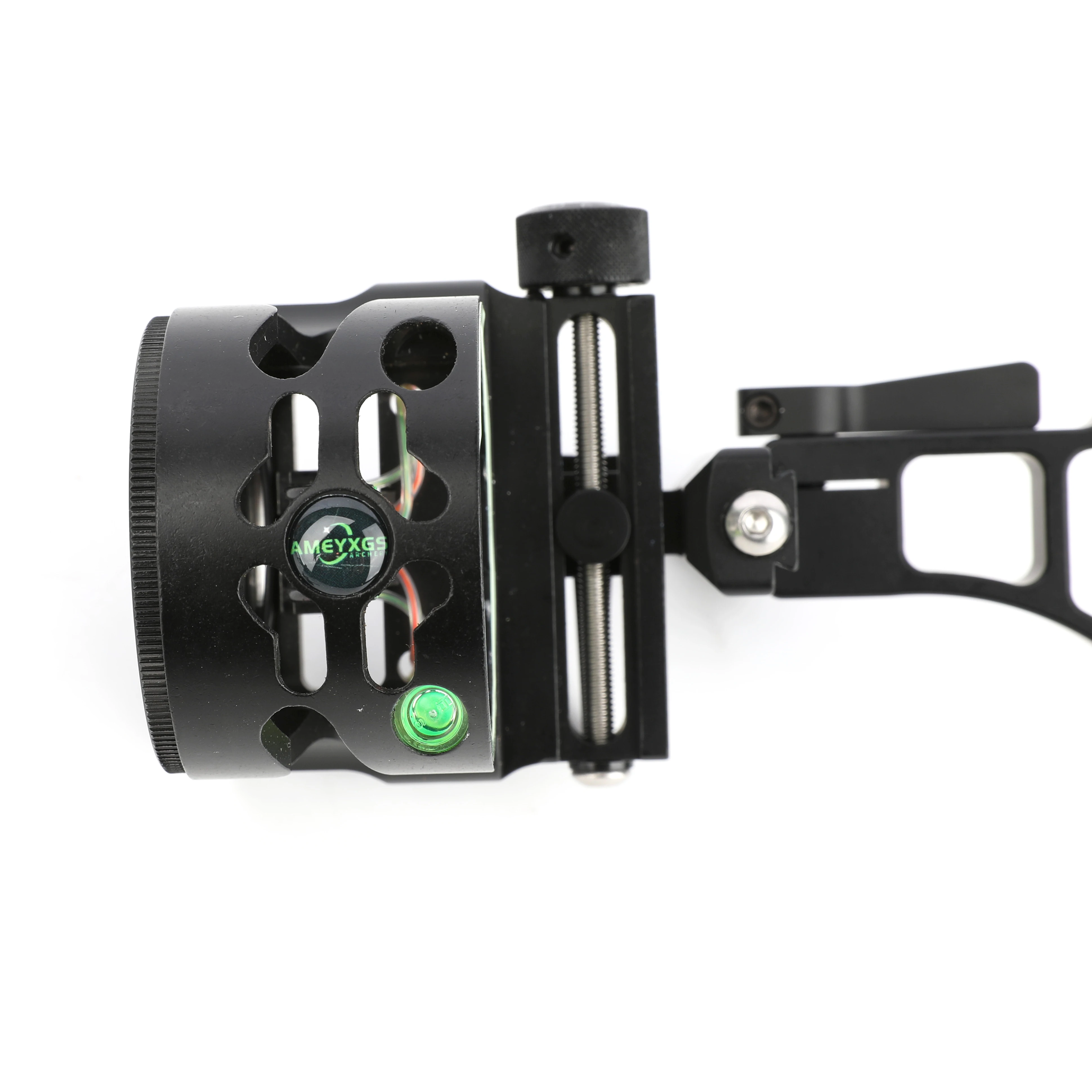 Archery Sight 5-Pin 0.019" Optical Fiber CNC Machined Alloy Sight for Adult Compound Bow Field Targeting Aiming Recreational Shooting Replacement Gear