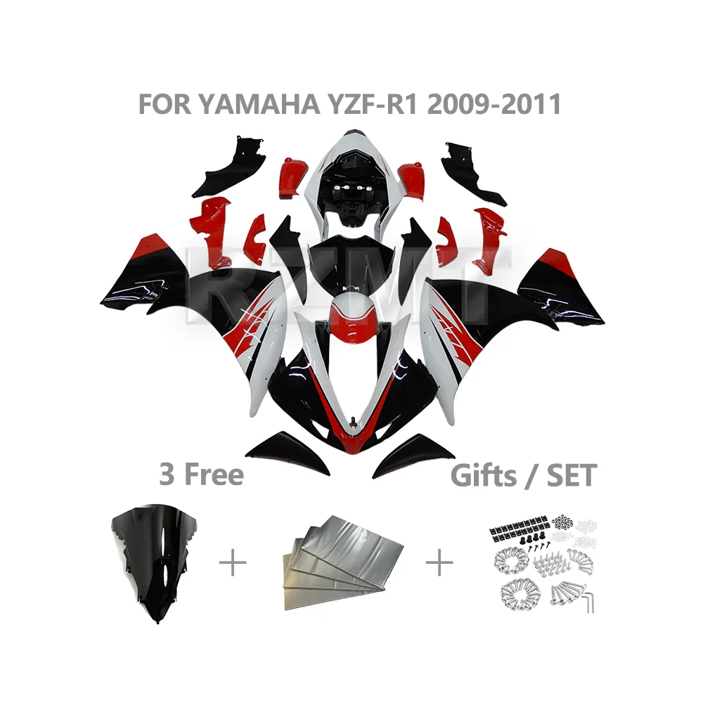 

Обтекатель для мотоцикла YAMAHA R1 YZF 2009-2011 YZF-R1, индивидуальный обтекатель, комплект деталей из АБС-пластика, аксессуары Y1009-119a