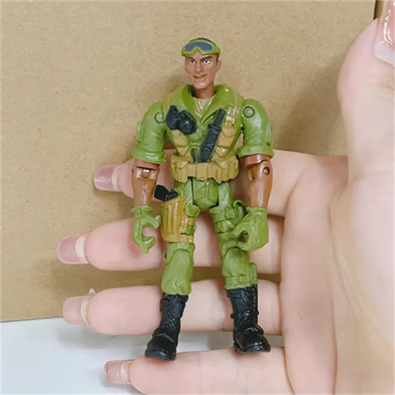 10cm 3.75inch cartoon Lanard soilder figure joint doll kids collection model toy