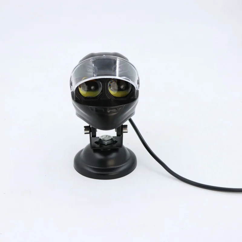 

SAAR 22w стиль шлема дальнего света с двумя линзами дальнего ближнего света белый свет желтый свет противотуманные фары автомобиля мотоцикл внедорожная фара