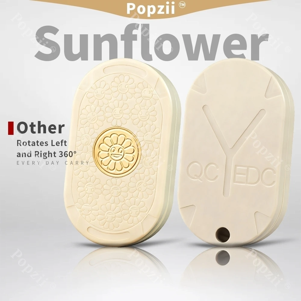 

Sunflower EDC Intensive Paragraph Mechanical Multi Orbit Push Slider Fidgeting toys Rotates Left and Right 360° Anxiety Toys