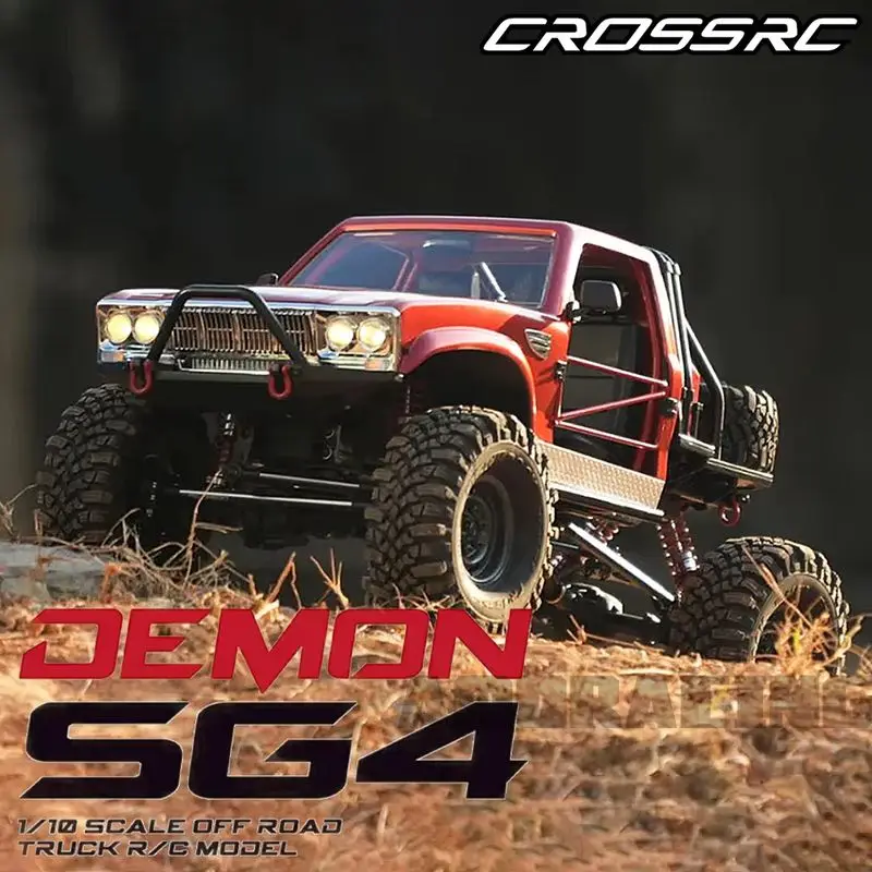 CROSSRC New Product SG4 Semi-Truck SP4 Truck 1:10 Climbing Car Remote Control Electric Four-Wheel Drive Off-Road Vehicle RTR