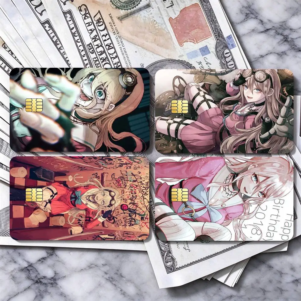 Danganronpa V3 Miu Iruma  Credit Card HD Stickers Premium matte film effectively prevents fingerprints and daily abrasion.