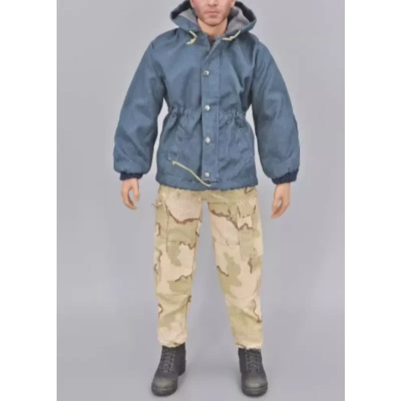 1/6 Scale Male Soldier Camouflage Pants Army Navy Leisure Coat Jacket Clothes Model for 12'' Action Figure Body Doll