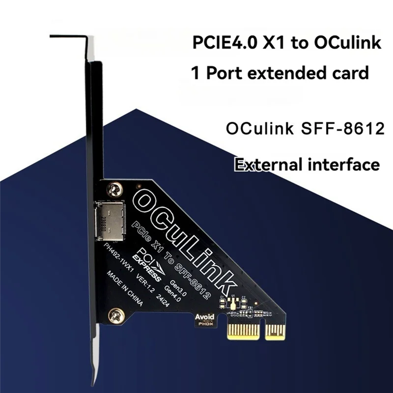 【Superdeals】Pcie4.0 X8 إلى 2Port SFF8611&8612 بطاقة توسيع Oculink إلى SFF-8639 U.2 SSD لبطاقة الرسومات الخارجية لـ Win/Linux