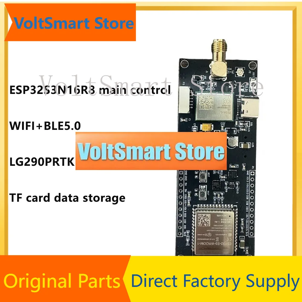 VoltSESP32S3 LG290P RTK Development Board Quad-band L1 L2 L5 L-BAND GPS GLONASS Galileo BDS QZSS NavIC High-precision GNSS Modul