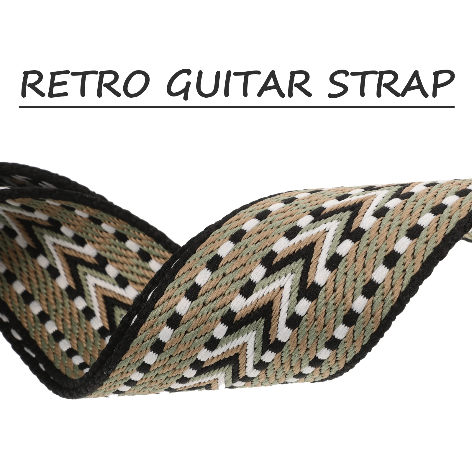 

Adjustable Guitar Strap Durable Dirt-Resistant Washable Design Wide Comfortable Shoulder Belt For Electric Bass Folk Acoustic
