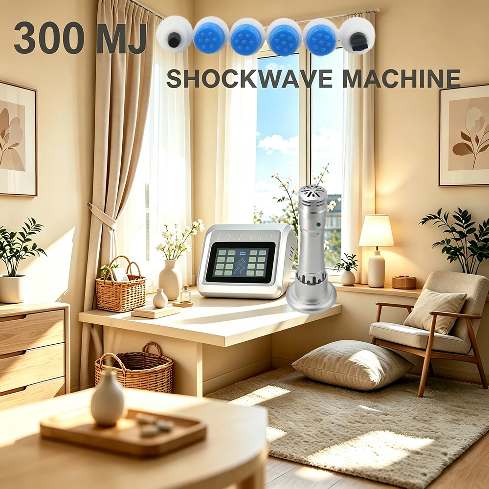 Professional Shockwave Therapy Machine Plantar Fascitis ED Treatment Shock Wave Physiotherapy Massager For Pain Relief