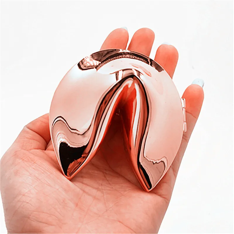 

Custom Personalized Metal Fortune Cookie Box for Weddings, Contains Personalized Fortune Cookie Paper Message Great Gift Good