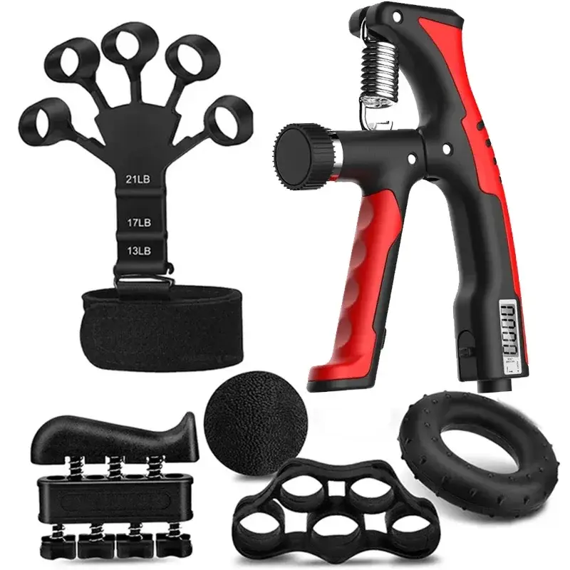 10-100Kg Strengthen Hand Grip Set Wrist Expander Finger Exerciser Forearm Muscle Recovery Fitness Gym Training Hand Gripper Gift
