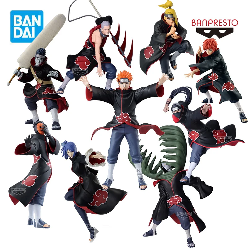 

BANDAI Banpresto Vibration Stars Pain/Zetsu/Konan/Hoshigaki Kisame/Kakuzu/Sasori/Deidara/Hidan/Tobi NARUTO Shippuden Anime