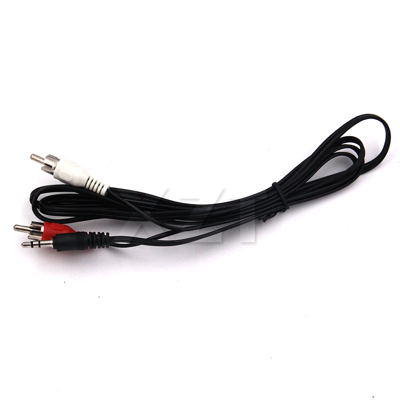 1pc 3.5mm Jack to 2 RCA Audio Cables Stereo 3.5 mm Male to RCA Male Coaxial Aux Cable For Laptop TV DVD Amplifier Mp3 Speakers