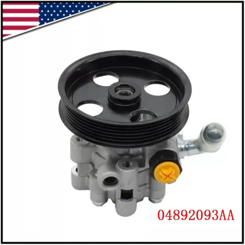 

Power Steering Pump with Pulley Compatible for 300 V6 V8 2005-2010 Replaces 04892093AA