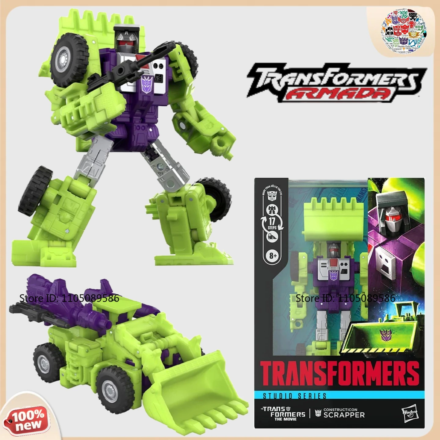 

In Stock Transformer Model Toys SS Studio Series SS-86 Scrapper Anime Movie Mobile Figure Action Car Doll Birthday Popular Gifts