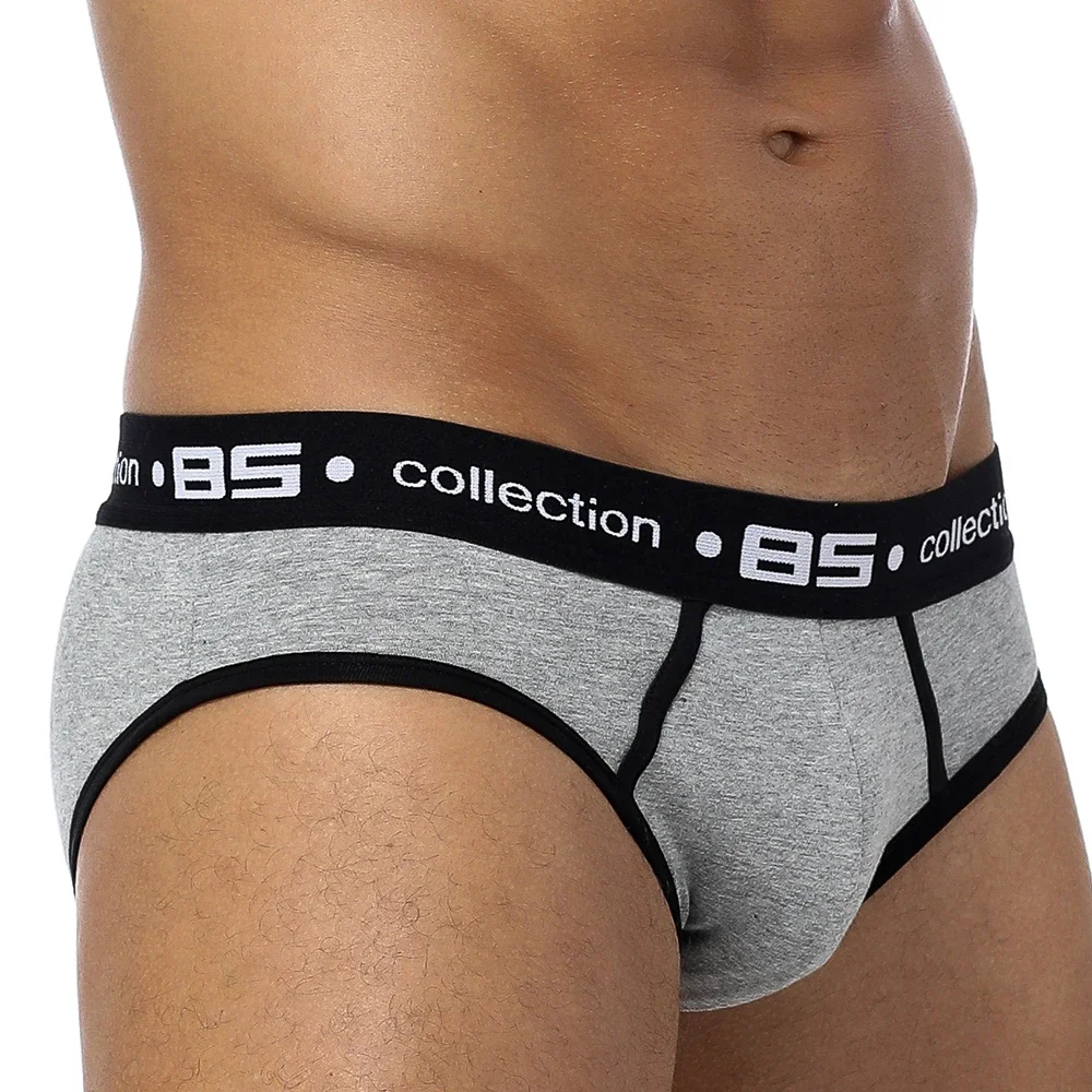 Ropa interior sexi para hombre, calzoncillos de algodón a la moda, suspensorio masculino cómodo, calzoncillos para hombre BS68