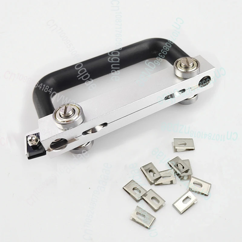 

New Manual Slotting Knife Two-Way Wheeled Groove Cutter For PVC Plastic Roll Sports Floor Groover Construction Tools