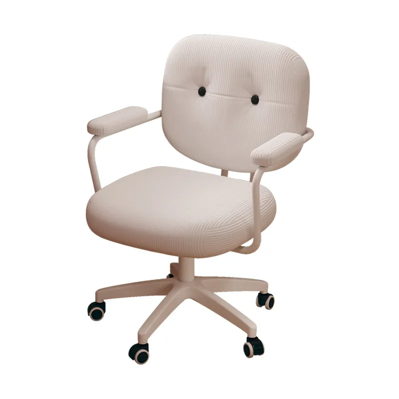 컴퓨터 의자 가정용 편안한 좌식 사무실 의자 소녀 침실 화장 의자 등받이 기숙사 공부 책상 의자