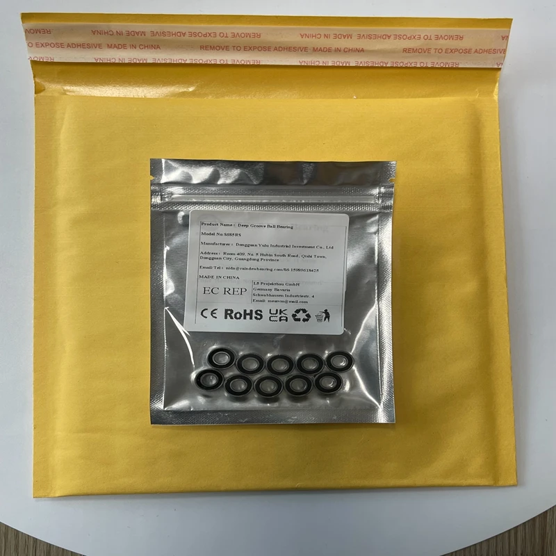 

10PCS Stainless Steel Bearing S685RS 5x11x5 mm ABEC-7 Hobby Electric RC Car Truck Ball Bearings Black Sealed