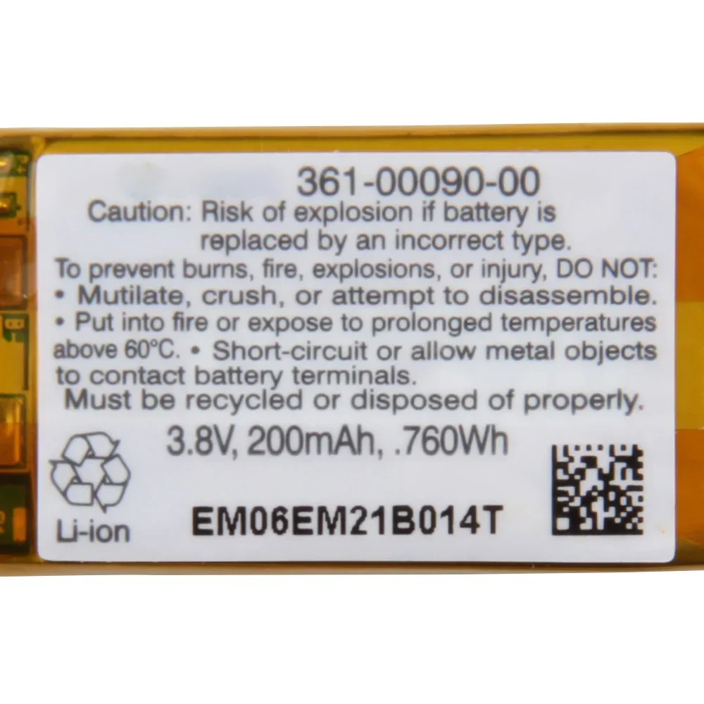 Production in 2024 Replacement Battery 361-00090-00 For Garmin Vivoactive HR GPS Smartwatch High Quality Batteries With Tool