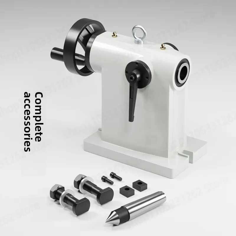 High Precision 4-Axis Tailstock, Manual Adjustable Thimble Indexing Head for CNC Lathe Machine