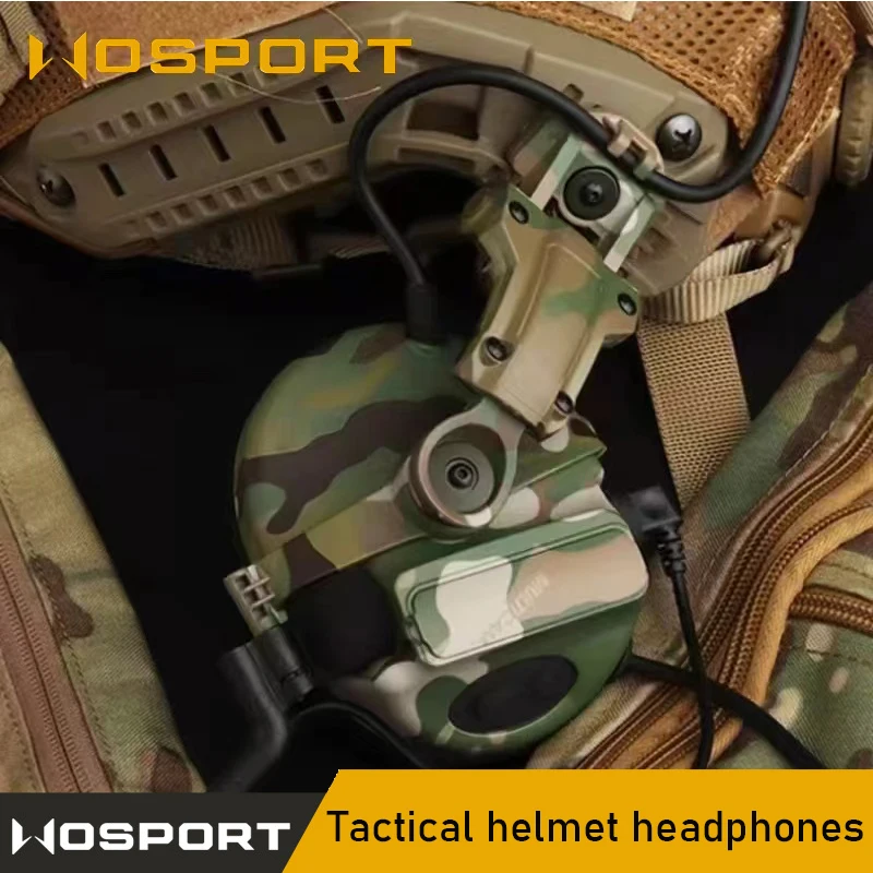 Tactical Military Shooting Noise Canceling Headphones, Helmet Earmuffs, FAST Helmets, OPS, Wendy M-LOK Arc