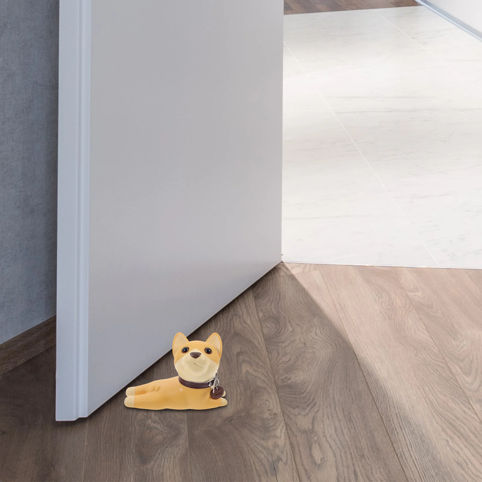 

Silicone Door Stopper Decorative Cartoon Animal Resistant Non-Scratching Dog Wedge Pet Protector Home Office