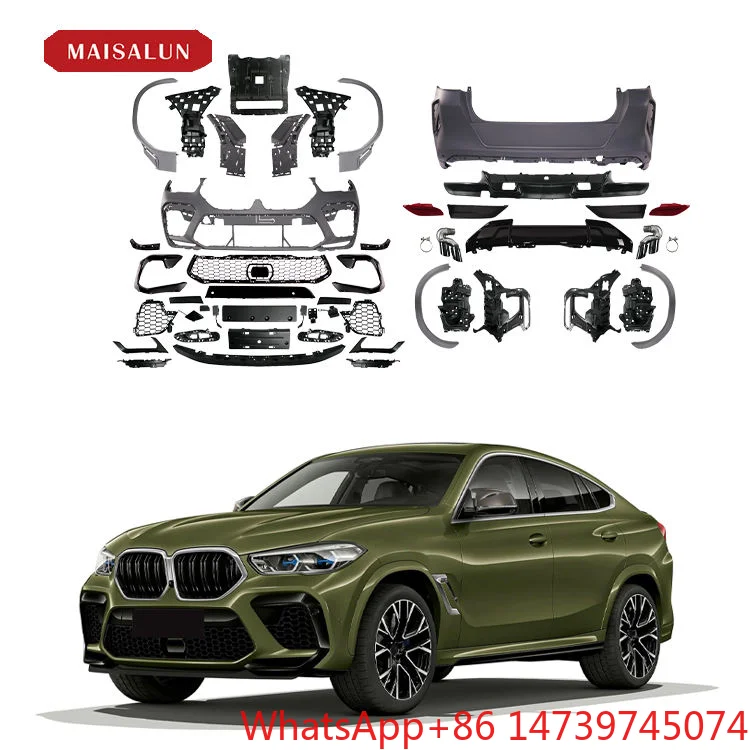 X6 G06 Pre‑LCI 2020‑2023 To X6M F96 Facelift Conversion Body Kit Exterior Mod PartsCar Partsold‑to‑new Upgrade