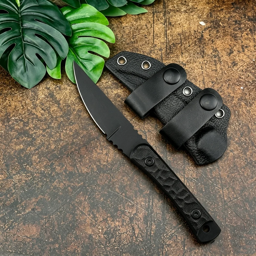 New Z3882 Outdoor Fixed-Blade Knife with Sheath—Cutting Adventure, Daily Camping,Survival Tool—Compact Pocket Jungle Knife—Gift
