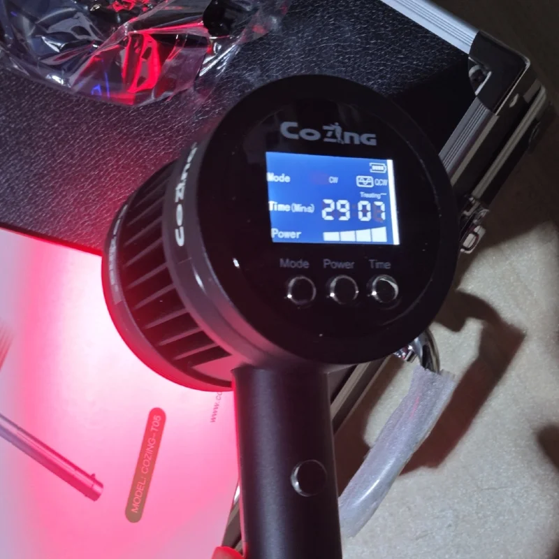Professional Safety Laser Device Class 4B LLLT 650nmx19 808nmx6 Cold NIR Therapy for Body Pain Relief 1295mW Home
