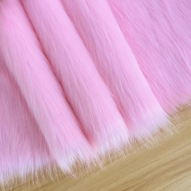 

Ткань из искусственного меха кролика, 45х165 см, с ворсом 4 см, для шитья, рукоделия и декора