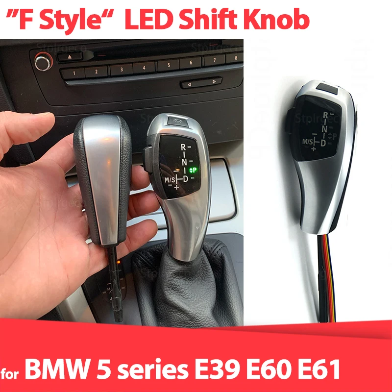 

LED Gear Shift Knob Automatic Gear Shifter Lever Handle for BMW 5 series E39 E60 E61 520i 523i 525i 528i 530i 535i 540i M5