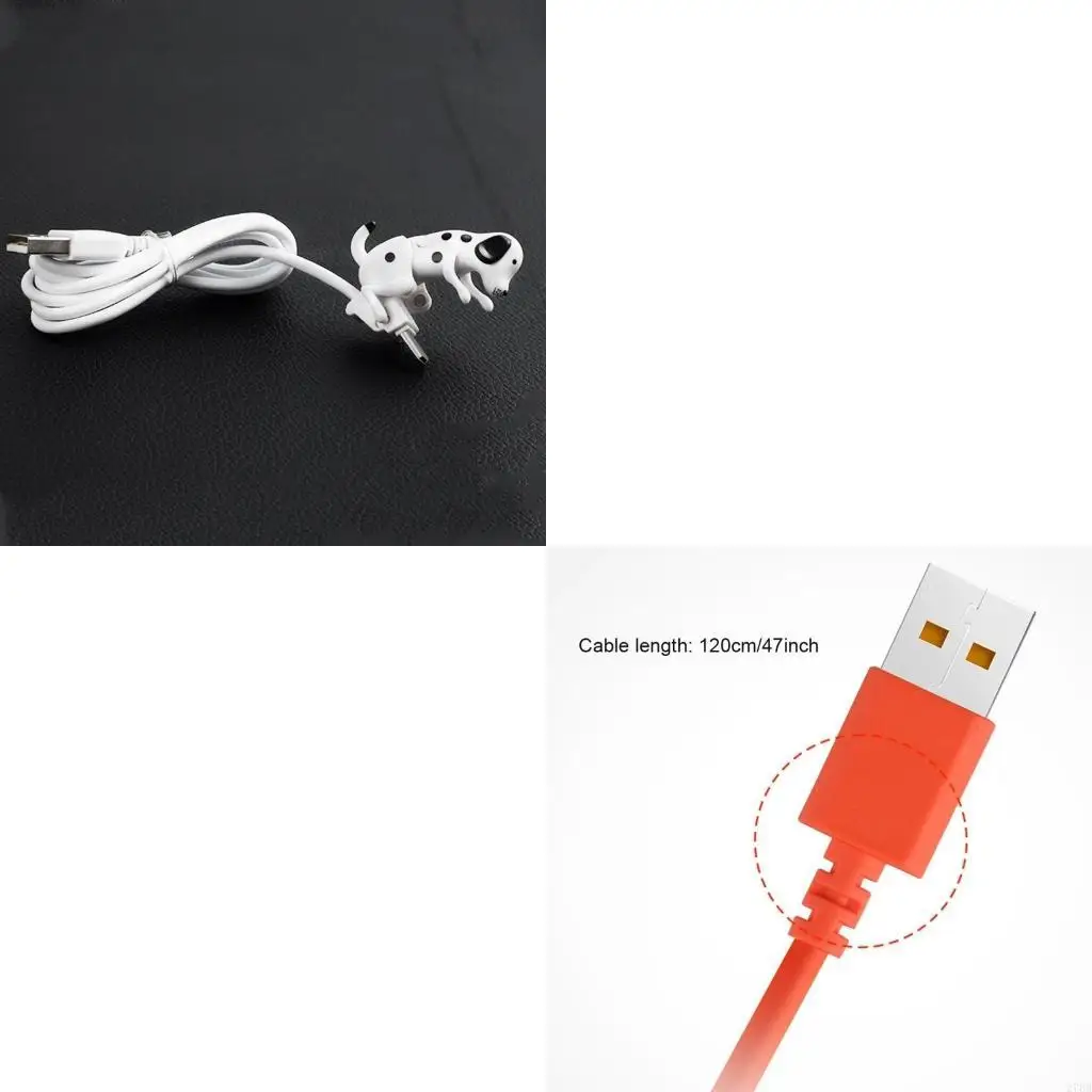 1,2 м USB-кабель для передачи данных для телефона типа C, кабель для зарядки смартфона с собакой