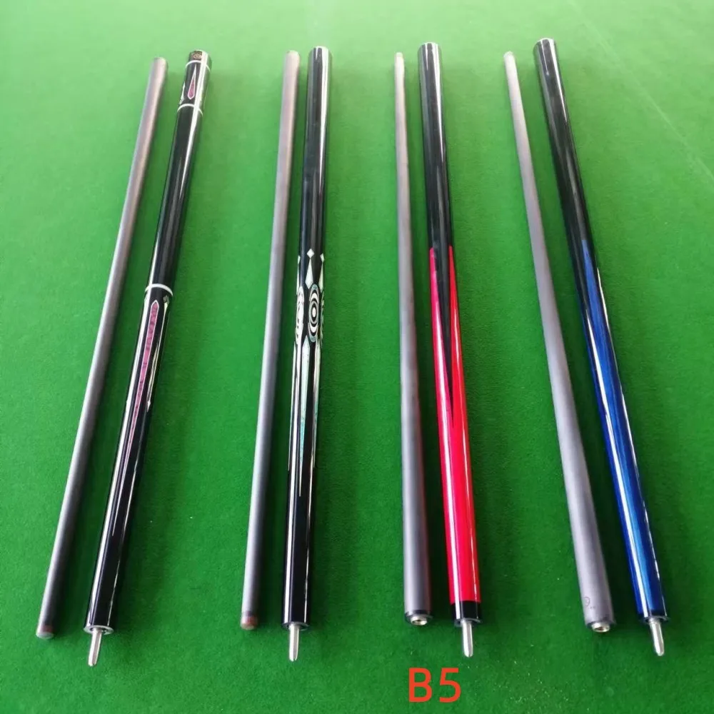 High Quality 1/2 Split Carbon Fiber Shaft Break Cue Carbon Fibre Billiard Pool Cue 58 Inch 19Oz Technology Wood Cue