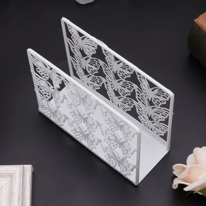 Metal Napkin Serviette Holder Dispenser Paper Tissue Rack Home Party Table Decor new arrival