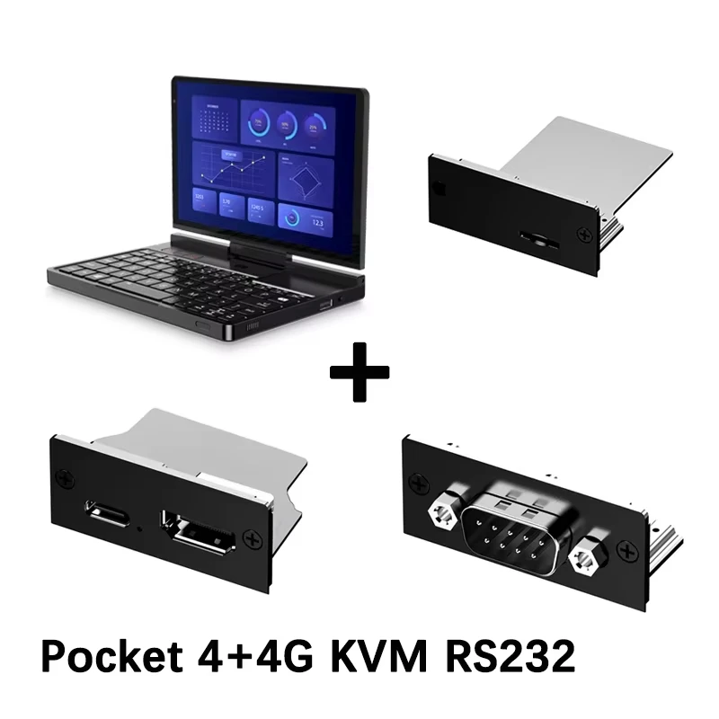 2025 Original GPD Pocket 4 8.8-inch AMD AI 9 HX 370 64GB RAM Portable Mini PC 2TB NVMe flipped 180° Laptop Computer for business