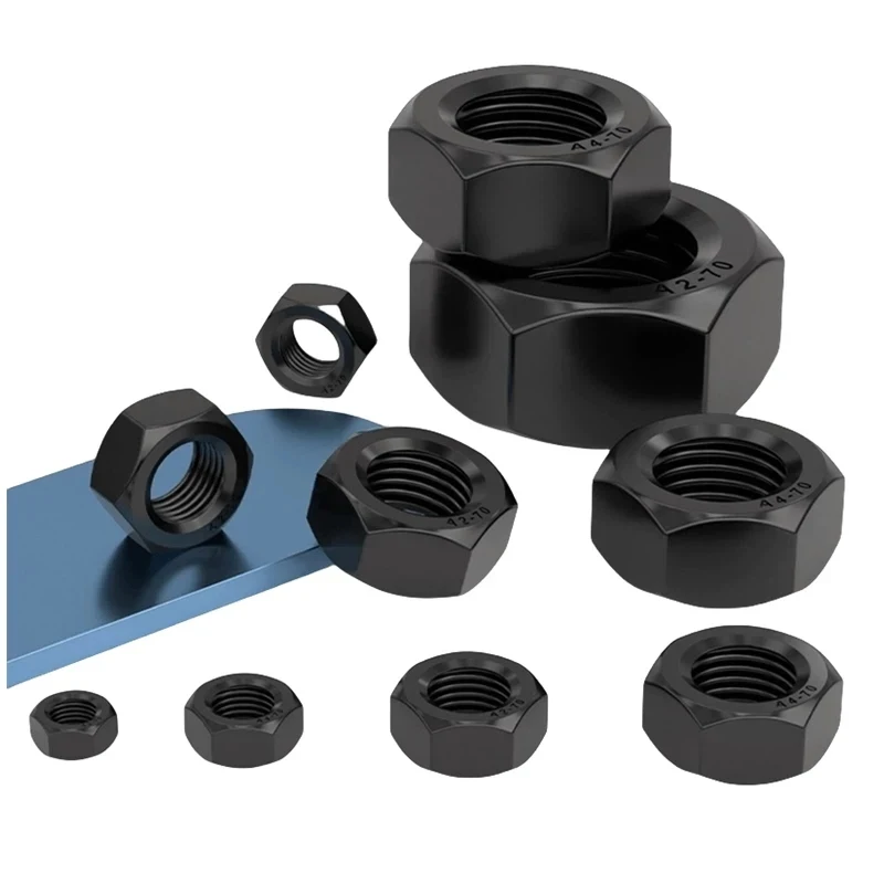 

M8-M36 Grade 10.9 Fine Pitch Hexagon Nuts / Metric Fine Thread Hex Nuts for Automotive & Heavy Machinery