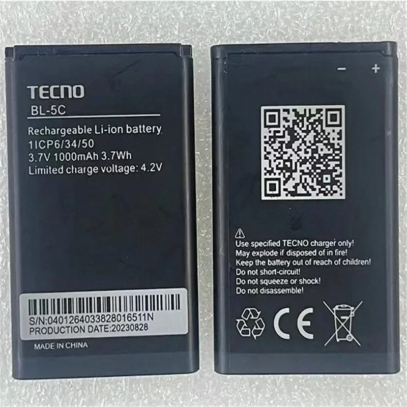 

In Stock for TECNO BL-38CT battery High capacity Long standby time New production Date for TECNO battery