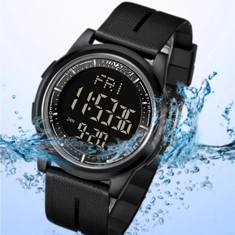 CHAXIGO 7639 Brand Hot Selling Men's Dial Electronic Watch Outdoor Sports Multifunctional Waterproof Electronic Watches for Man