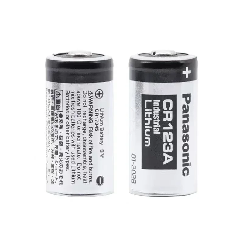 Batteria per fotocamera originale Panasonic 123 al litio 3V Arlo CR123A CR17345 DL123A EL123A 123A