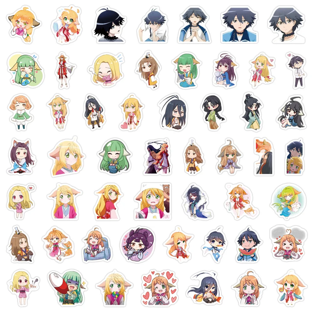 50/105PCS Fox Spirit Matchmaker Stickers Funny Anime Decals Cute Meme Cartoon Decoration Laptop Guitar Bike Graffiti Sticker