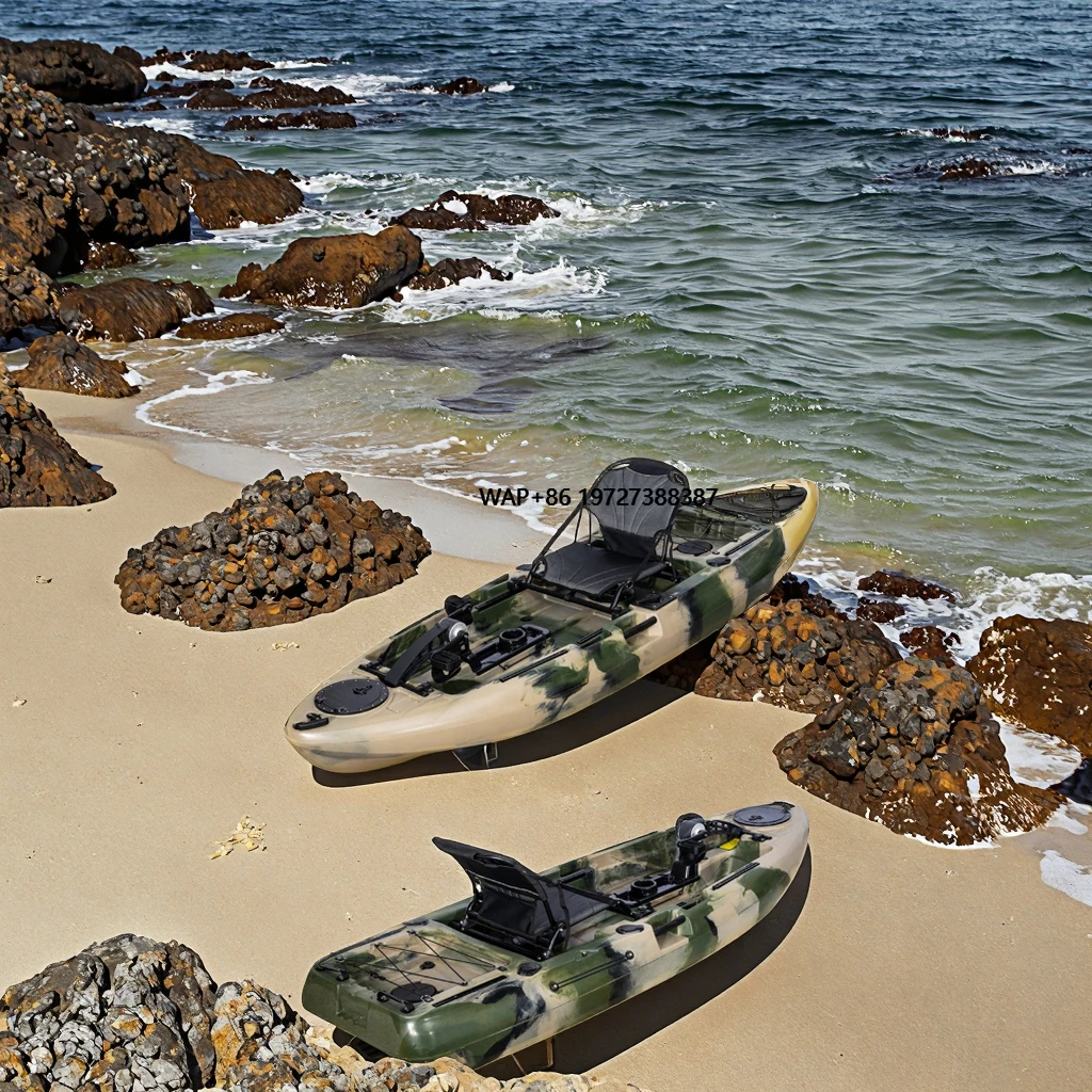 

New Design 8FT Easy to Carry Single Paddler Pedal Kayak Fishing Kayak for Sea or River Usage