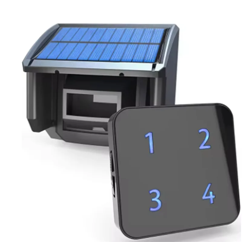 B24B Weather-Resistant Motion Sensor Human Body Sensor Reminder Wireless Sensor Prompt